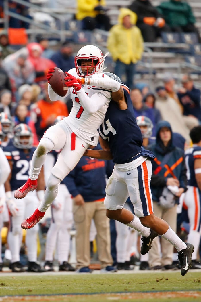 Tayvion Land is a former Tech target who may be one again in the transfer portal. Photo: Amber Searls-USA TODAY Sports.